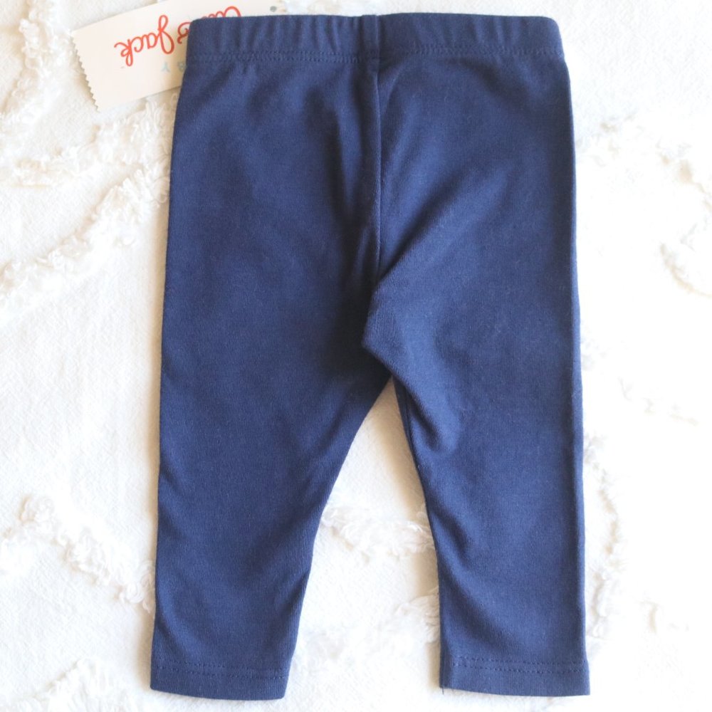 Baby Girl Clothes Soft Pull On Ruffle Jeans Leggings Long Sleeve Top 3pc Bundle - Picture 15 of 16